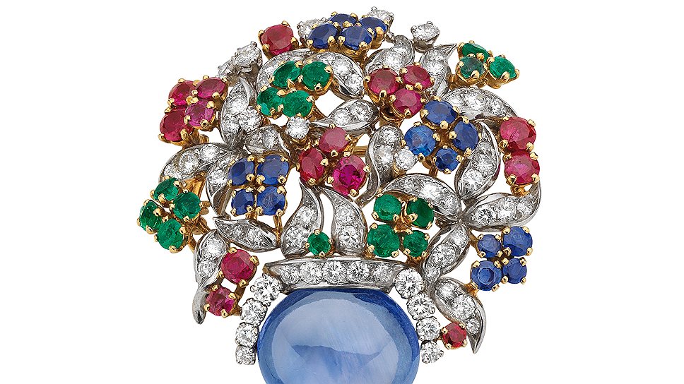 Bvlgari, брошь Giardinetto, 1960 год