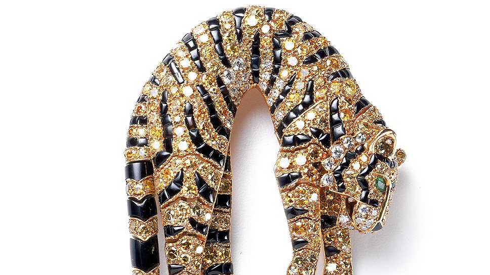 Cartier, брошь Tigre, 1957 год
