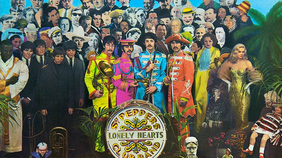 Обложка альбома The Beatles "Оркестр клуба одиноких сердец сержанта Пеппера", 1967