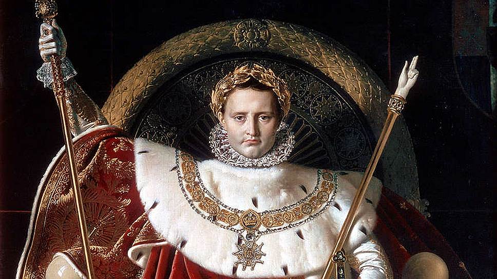 Коронационный портрет Наполеона Бонапарта работы Энгра, 1804