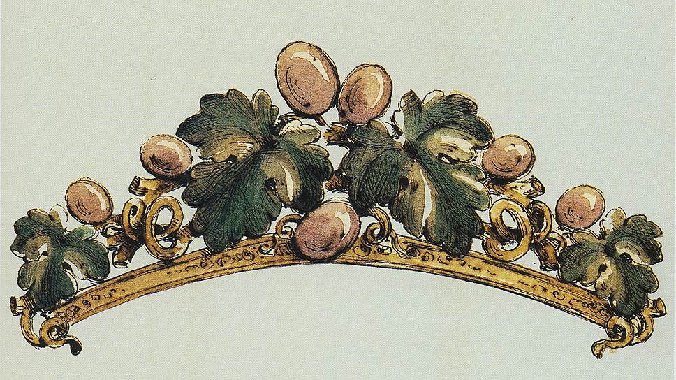 Брошь неизвестного мастера, конец 1810-х