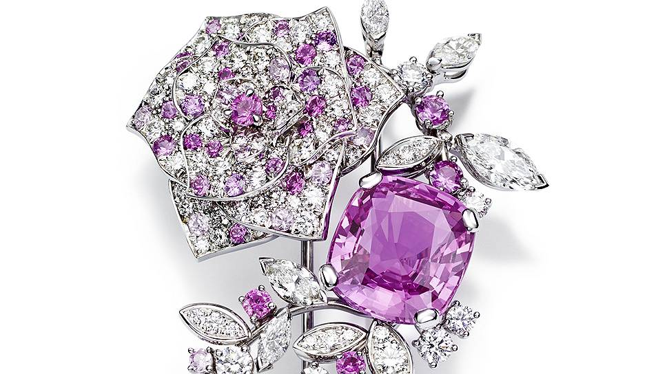 Piaget, брошь из коллекции Rose Passion, 2014