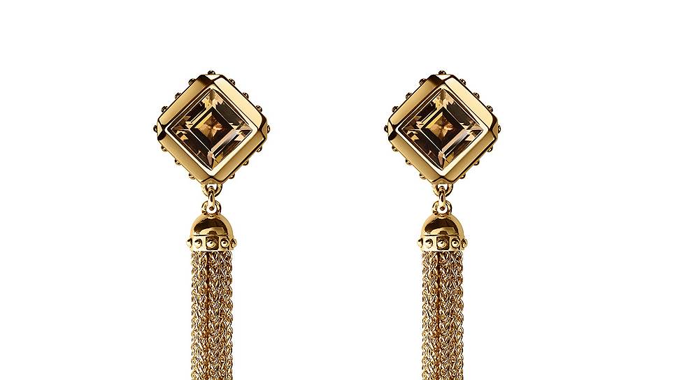 Серьги из золота с аметистами, Louis Vuitton, Emprise, 2014  