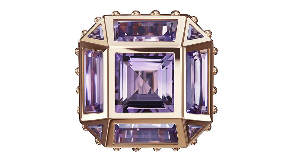 Кольцо из золота с аметистами, Louis Vuitton, Emprise, 2014  