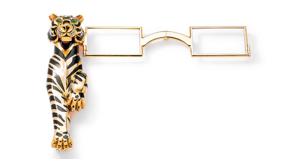 Золотой лорнет герцога Виндзорского в индийском стиле, Cartier, 1954  
