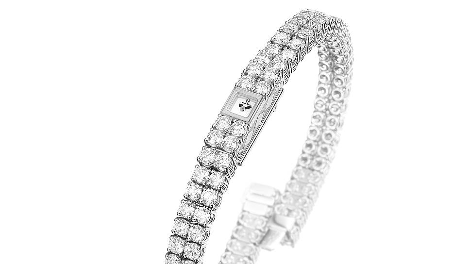 Часы 101 Joaillerie, золото, бриллианты, самый маленький в мире механический калибр 101 с функцией индикации часов и минут
