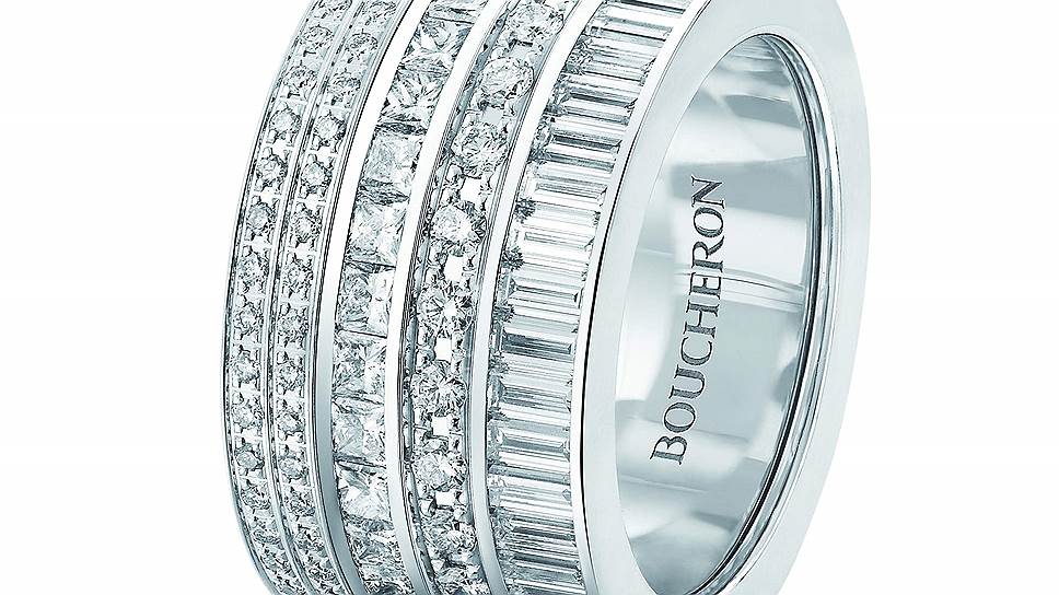 Boucheron. Кольцо Quatre, золото, бриллианты, Boucheron