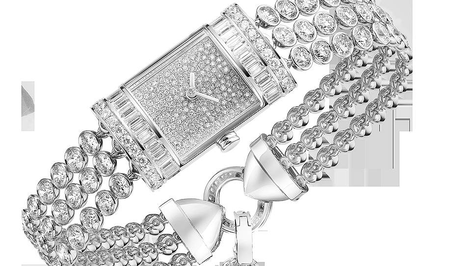 Boucheron. Часы Reflet Pompon, золото, бриллианты, Boucheron