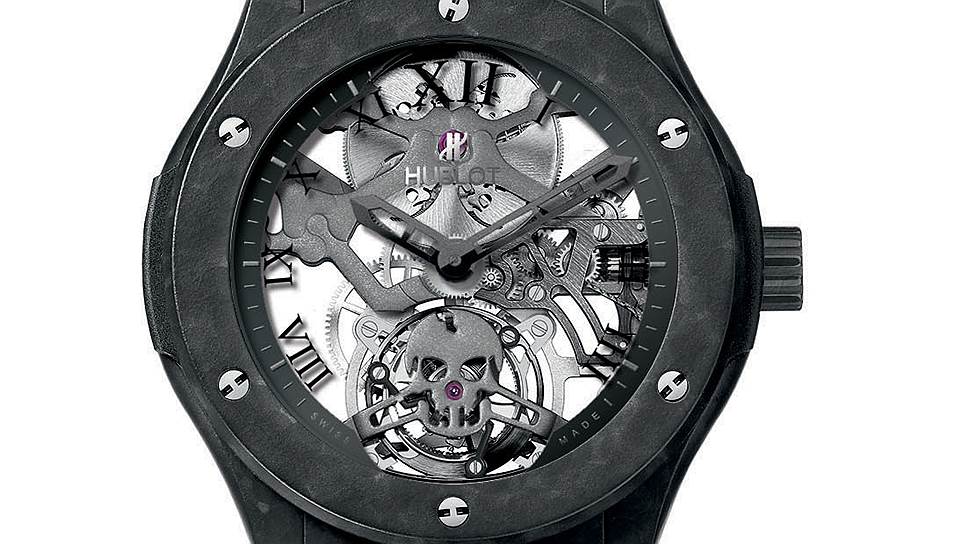 Часы Classic Fusion Tourbillon Skull, алюминий с покрытием из керамики