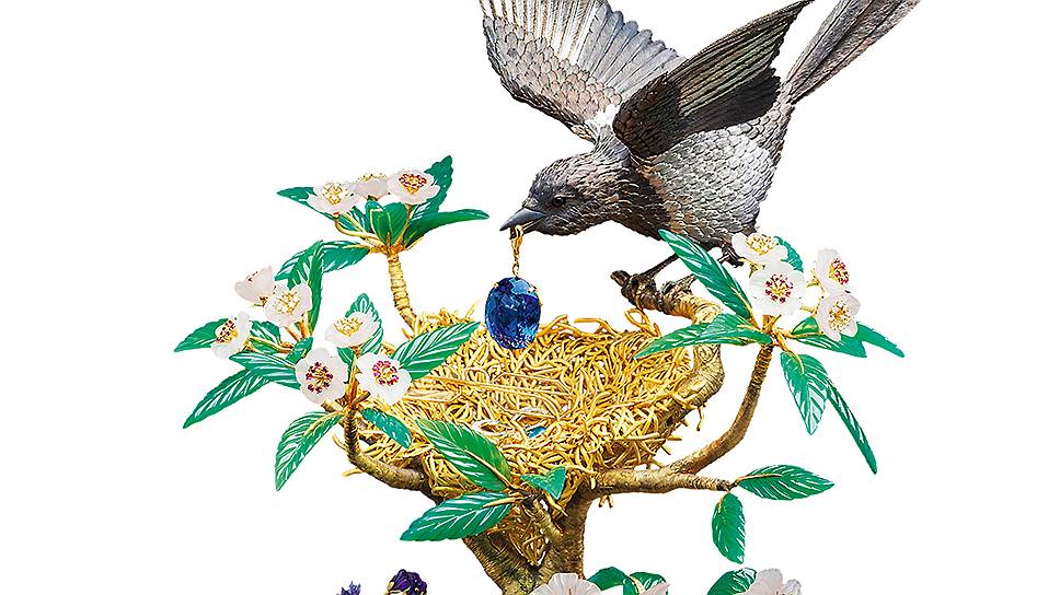Patek Philippe Часы Treasure Nest, около 1992 года, проданы на торгах Sotheby’s в апреле 2013 года