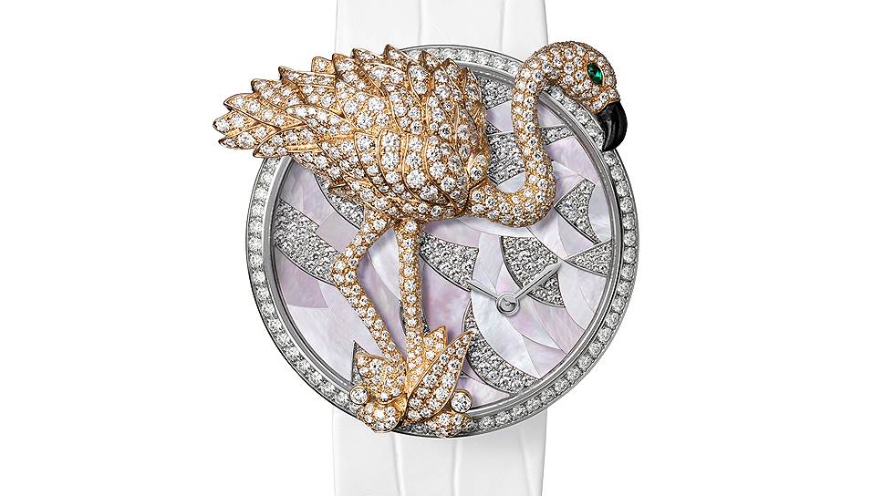 Cartier, Les Indomptables de Cartier, Brooch Watch Flaming Decor, 2014