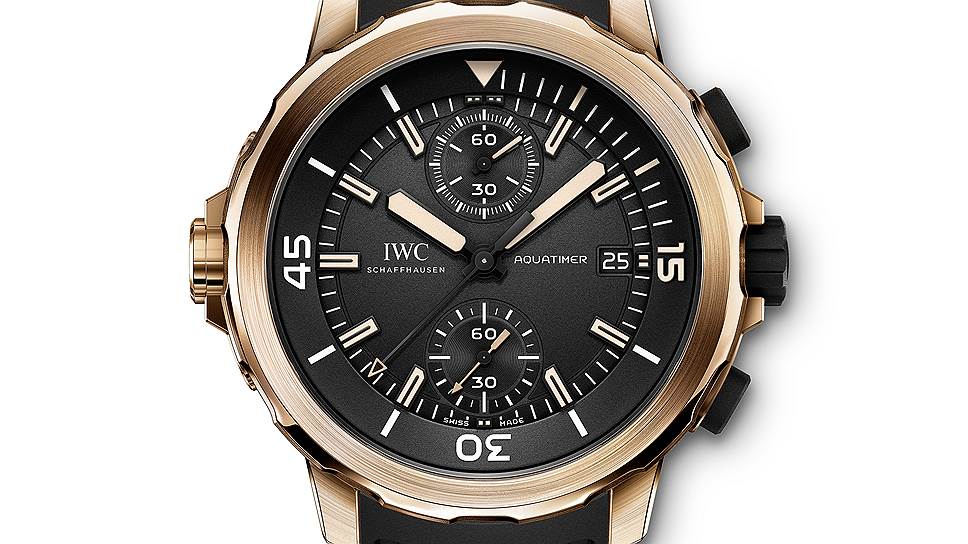 Лицевая и оборотная сторона Aquatimer Chronograph Edition "Expedition Charles Darwin"