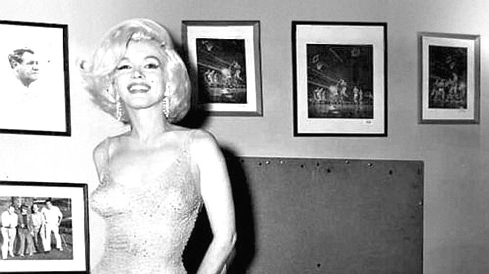 Мэрилин Монро на гала-концерте в Madison Square Garden по случаю юбилея Джона Кеннеди, 1962 год