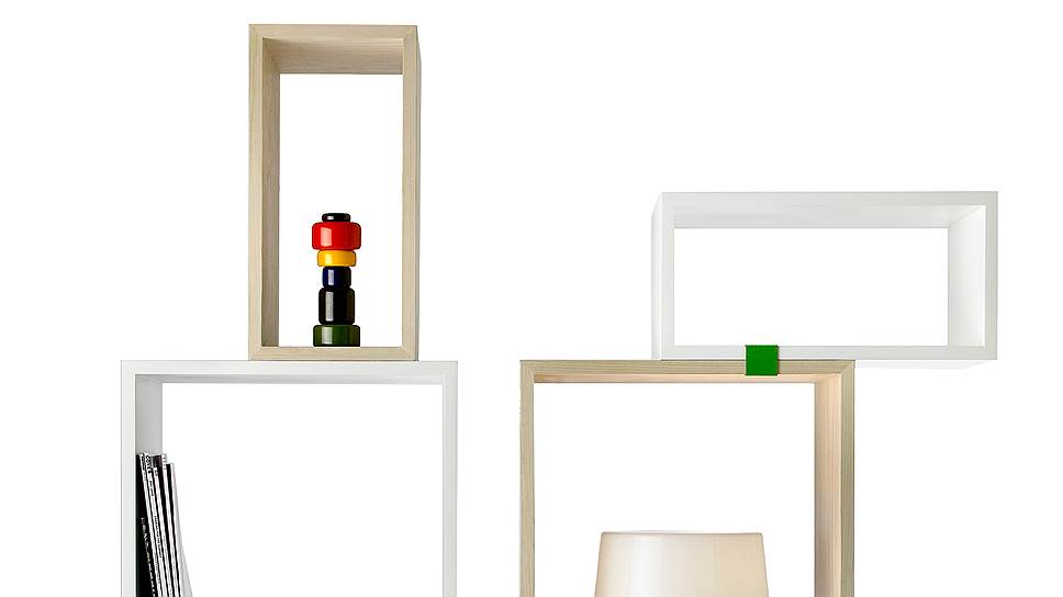 Модульная система хранения из четырех блоков Mini Stacked, MUUTO