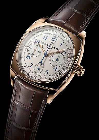 Новинка SIHH этого года &mdash; Harmony Vacheron Constantin Chronograph Monopoussoir Pulsomettro с калибром 3330. Часы сделаны как оммаж модели Vacheron Constantin 1928 года 