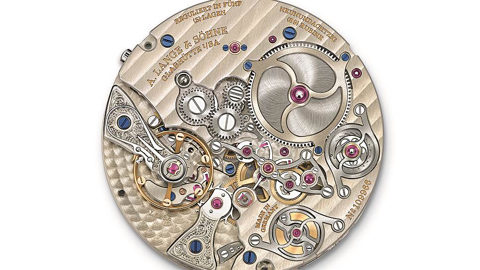A. Lange & Soghe, Zeitwerk Minute Repeater и один из самых сложный в истории марки калибр L043.55, кото- рый является сердцем этой модели, 2015