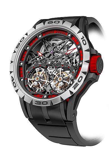 Spider Skeleton Double Flying Tourbillon