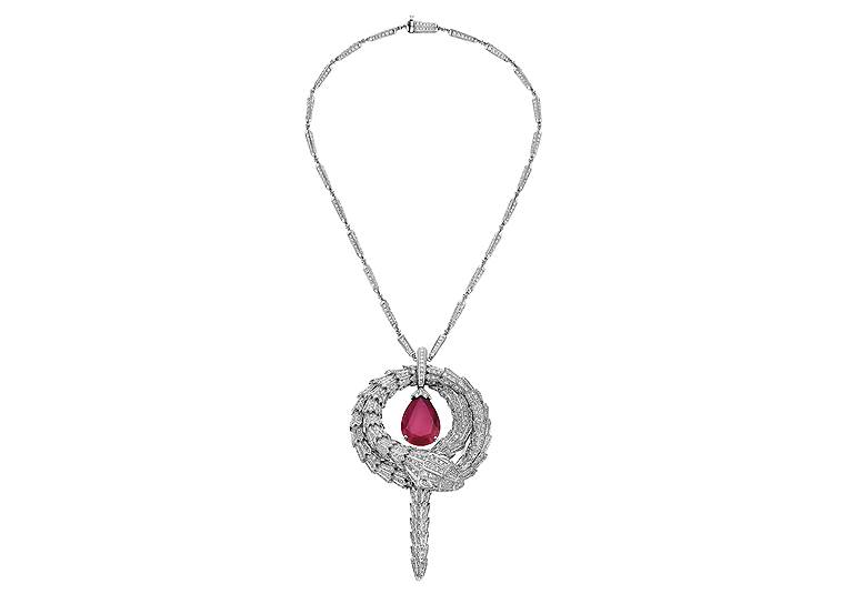 Bulgari, колье Serpenti  