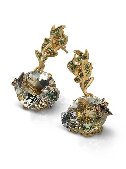 Roberto Coin, серьги Garden Collection