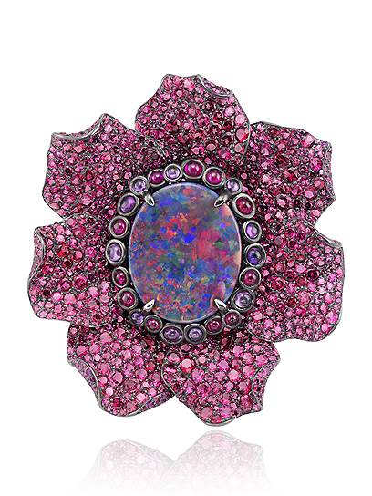 Chopard, кольцо Fleurs d'Opales
