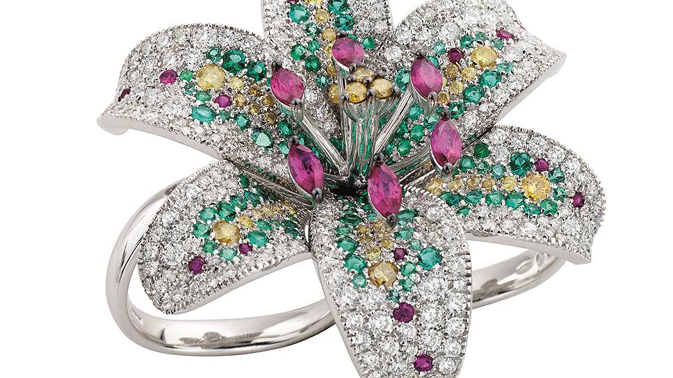 Damiani, кольцо Giglio