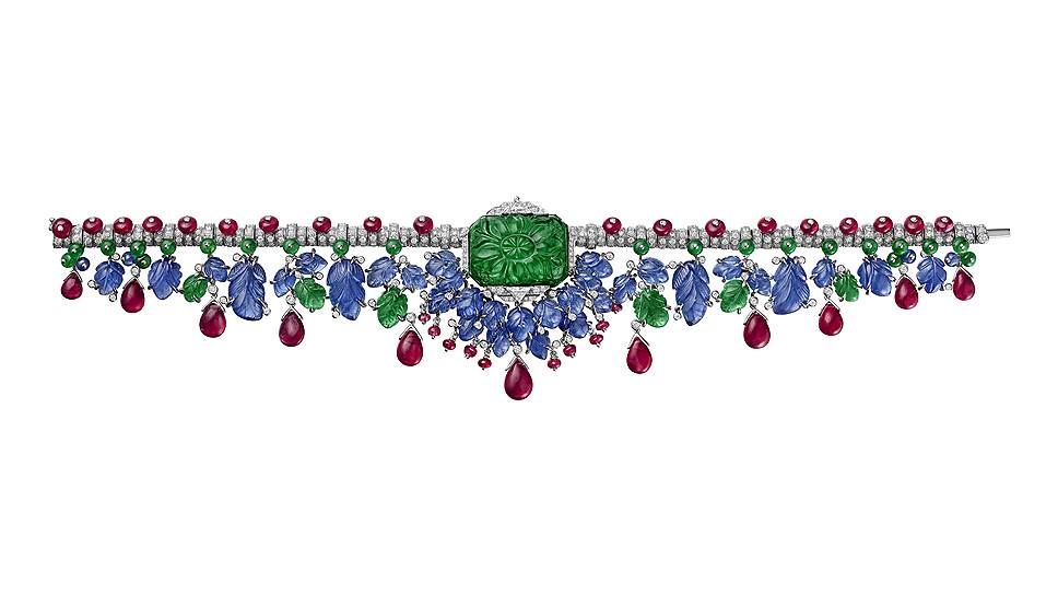 Cartier, бандо в стиле тутти-фрутти