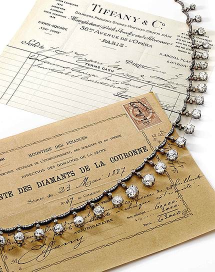 Tiffany & Co., бриллиантовое ожерелье вдовствующей виконтессы Харкорт