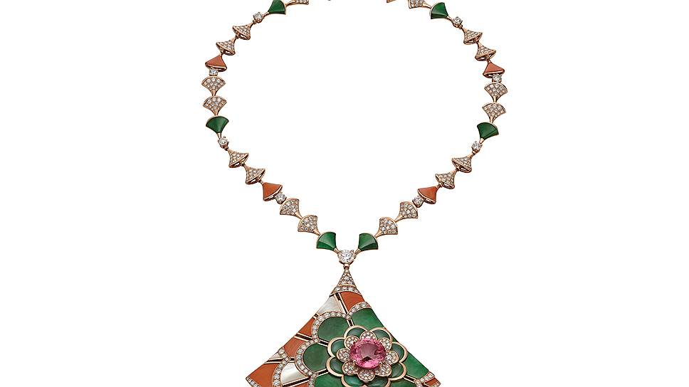 Bvlgari, колье Diva, выполненное в японском стиле, 2015