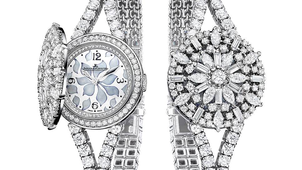 Jaeger-LeCoultre, коллекция Rendez-Vous, бриллиантовая модель Montre a Secret с расписным циферблатом, 2015