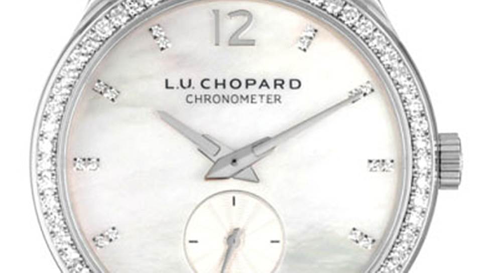 В Chopard уделяют внимание и женским моделям с высокоточной механикой