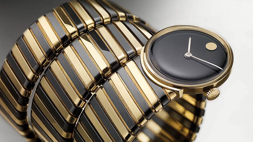 Золотые часы Bvlgari Serpenti Tubogas, 1972