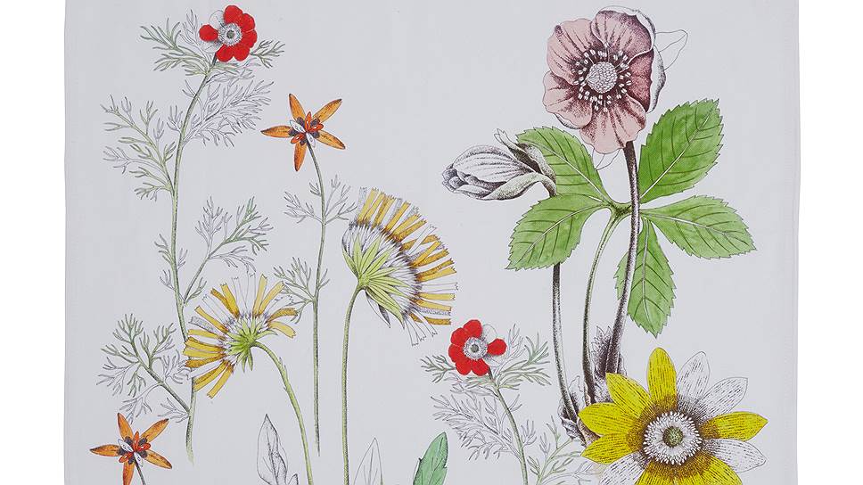 Салфетка A fleurs, Yves Delorme