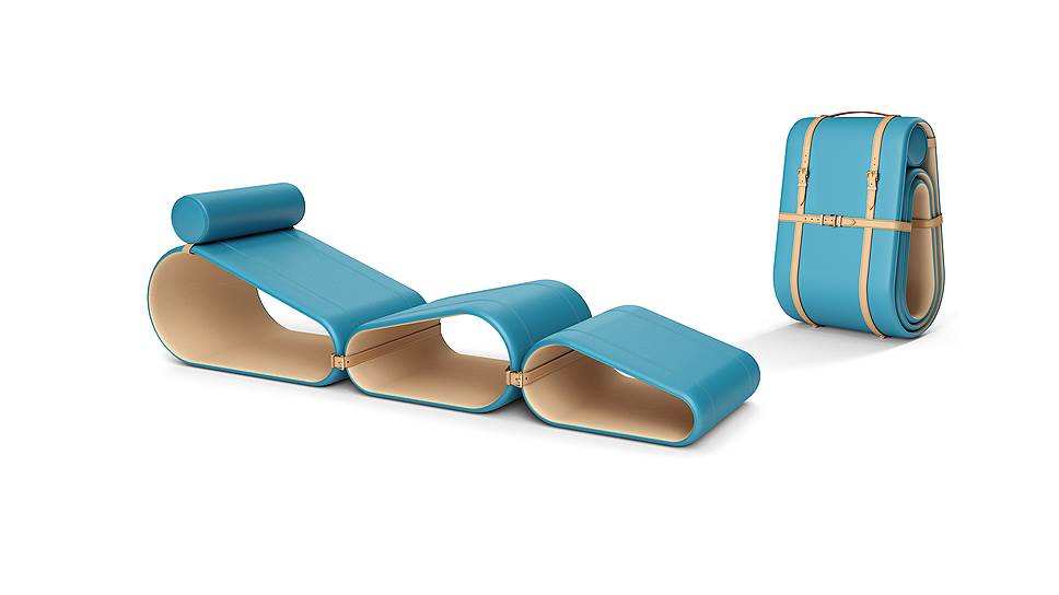 Louis Vuitton, модульный шезлонг Objets Nomades