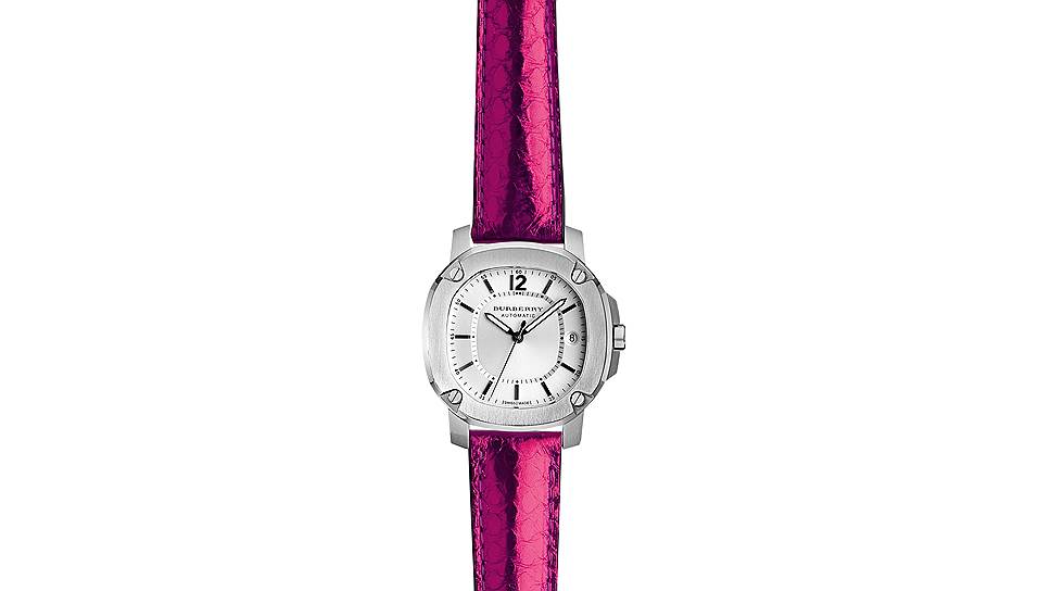 Burberry, The Britain Metallic pomenagrante pink