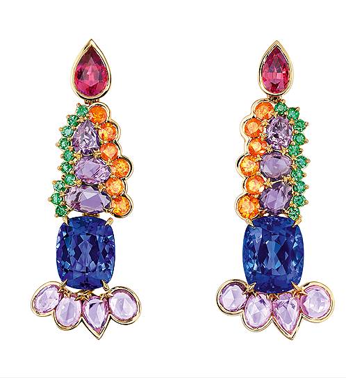 Dior Joaillerie, серьги Granville Tanzanite  