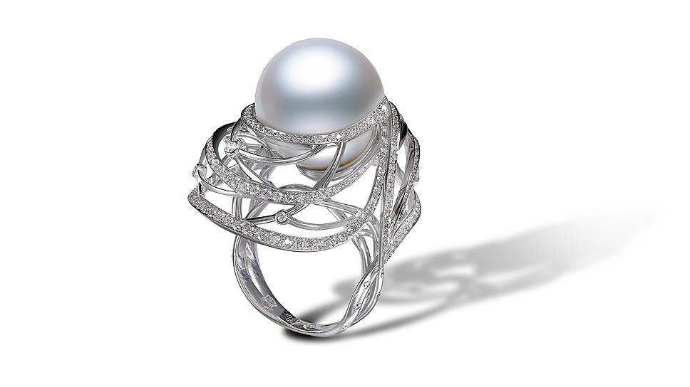 Кольцо Mikimoto