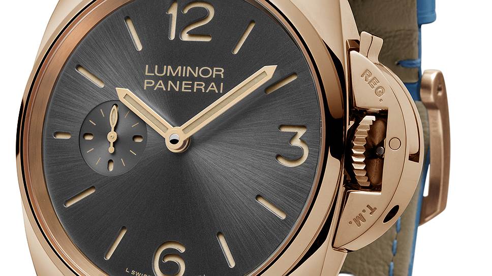 Часы Panerai Luminor Due 3 Days Oro Rosso — 42 мм (PAM00677)