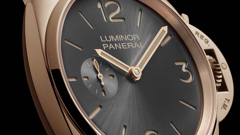 Часы Panerai Luminor Due 3 Days Automatic Oro Rosso — 45 мм (PAM00675)