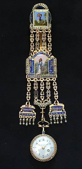 Часы-подвеска Cartier, 1874