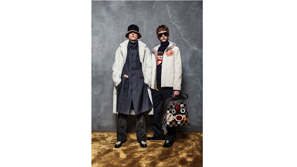 За кулисами мужского показа Fendi осень—зима 2016/17
