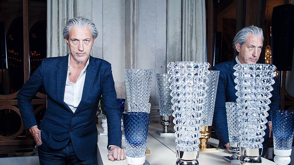 Автор коллекции на премьере в Maison Baccarat в Москве