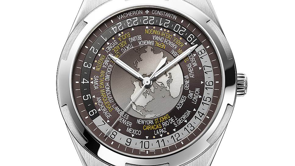 Vacheron Constantin Overseas Heures du Monde. Часы с функцией мирового времени в стальном корпусе