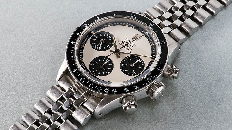 Rolex Oyster Cosmograph Paul Newman Panda. 1970-е годы. Эстимейт — 250-500 тыс. швейцарских франков. Итоговая цена — 874 тыс. швейцарских франков