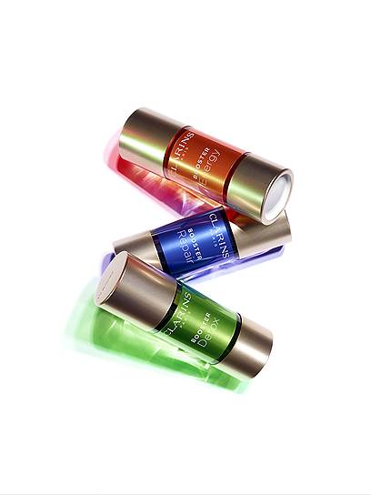 Концентраты для лица направленного действия Booster Energy, Booster Repair, Booster Detox, Clarins 