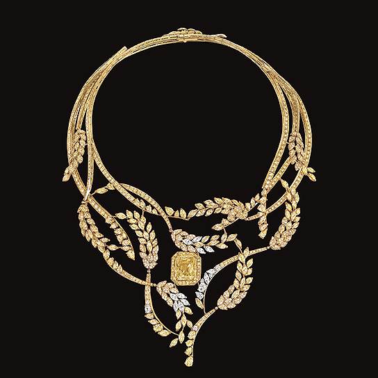Chanel Haute Joaillerie, колье Fete des Moissons из коллекции Les Bles de Chanel  