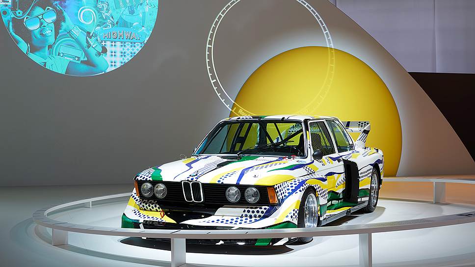 BMW 320i, оформленный Роем Лихтенштейном, 1977 год  
