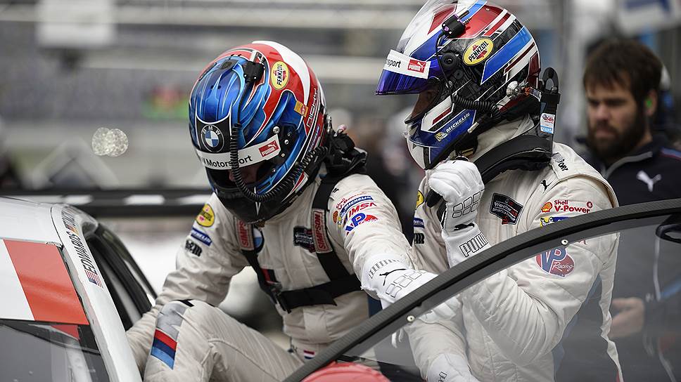 Пилоты команды BMW Motorsport на гонке "24 часа Дайтоны", 2017 год  