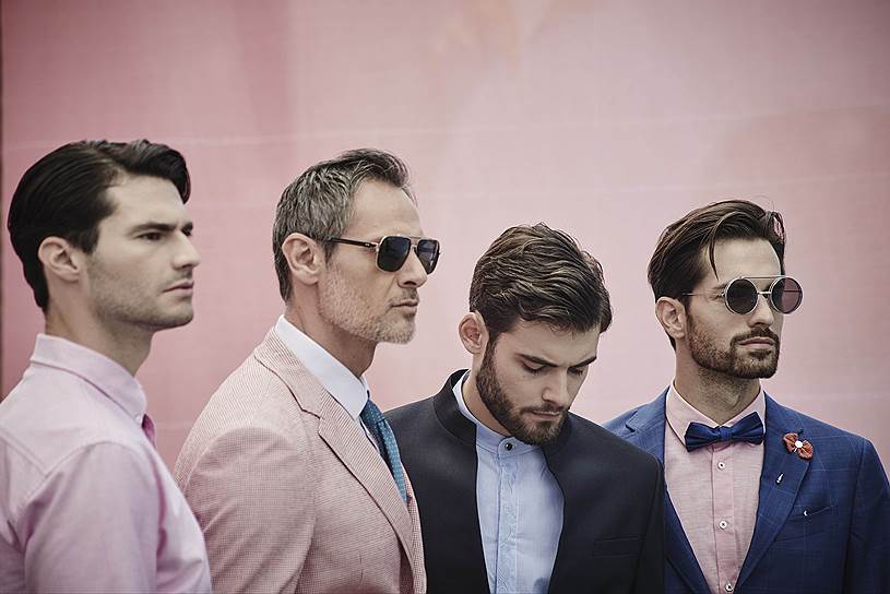 Гости выставки мужской моды Pitti Uomo. 2016 год