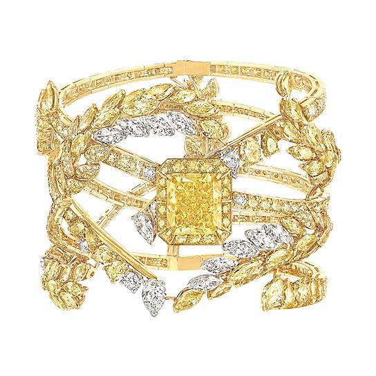 Chanel Fine Jewelry, браслет Fete des Moissons, белое и желтое золото, бриллианты