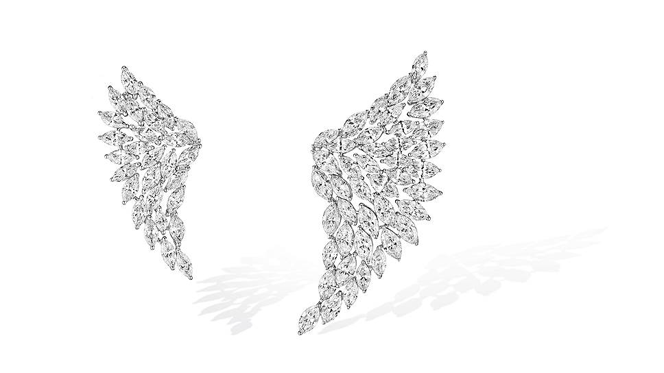 Swan, коллекция High Jewelry Paris est une fete, белое золото, бриллианты